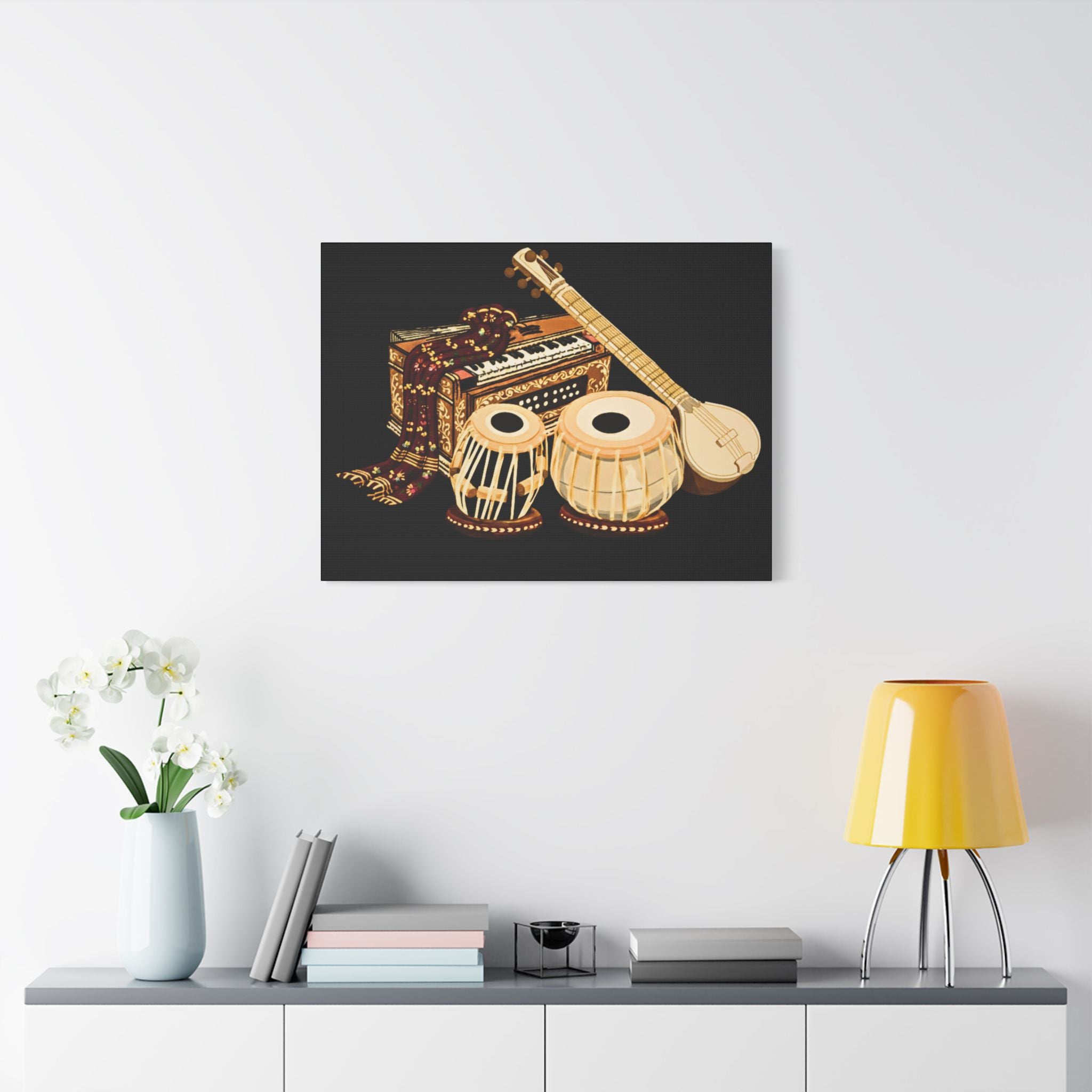 Classical Instruments Satin Canvas Print — YOUR SUPPORT CAN HELP KEEP THEIR DREAMS ALIVE