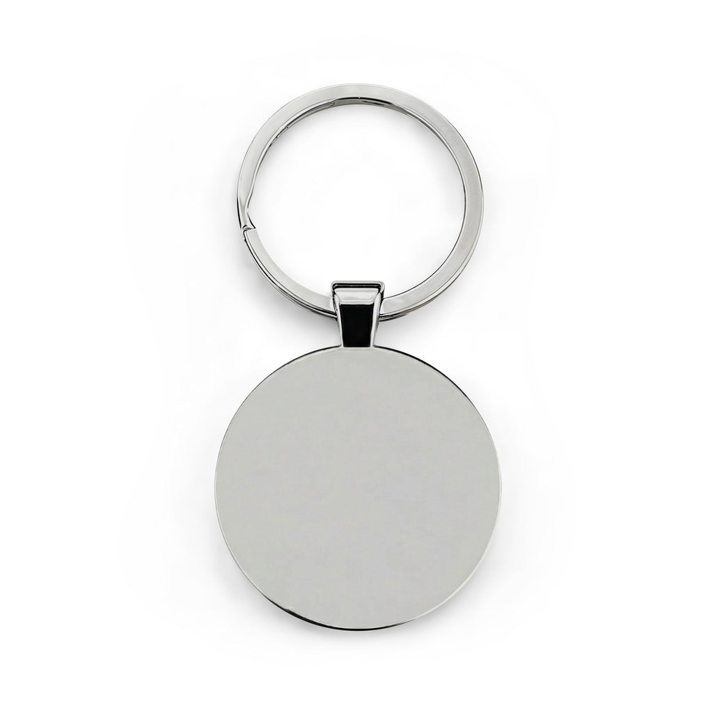 Round Stainless Steel Keychain - CARRY HOPE WHEREVER YOU GO