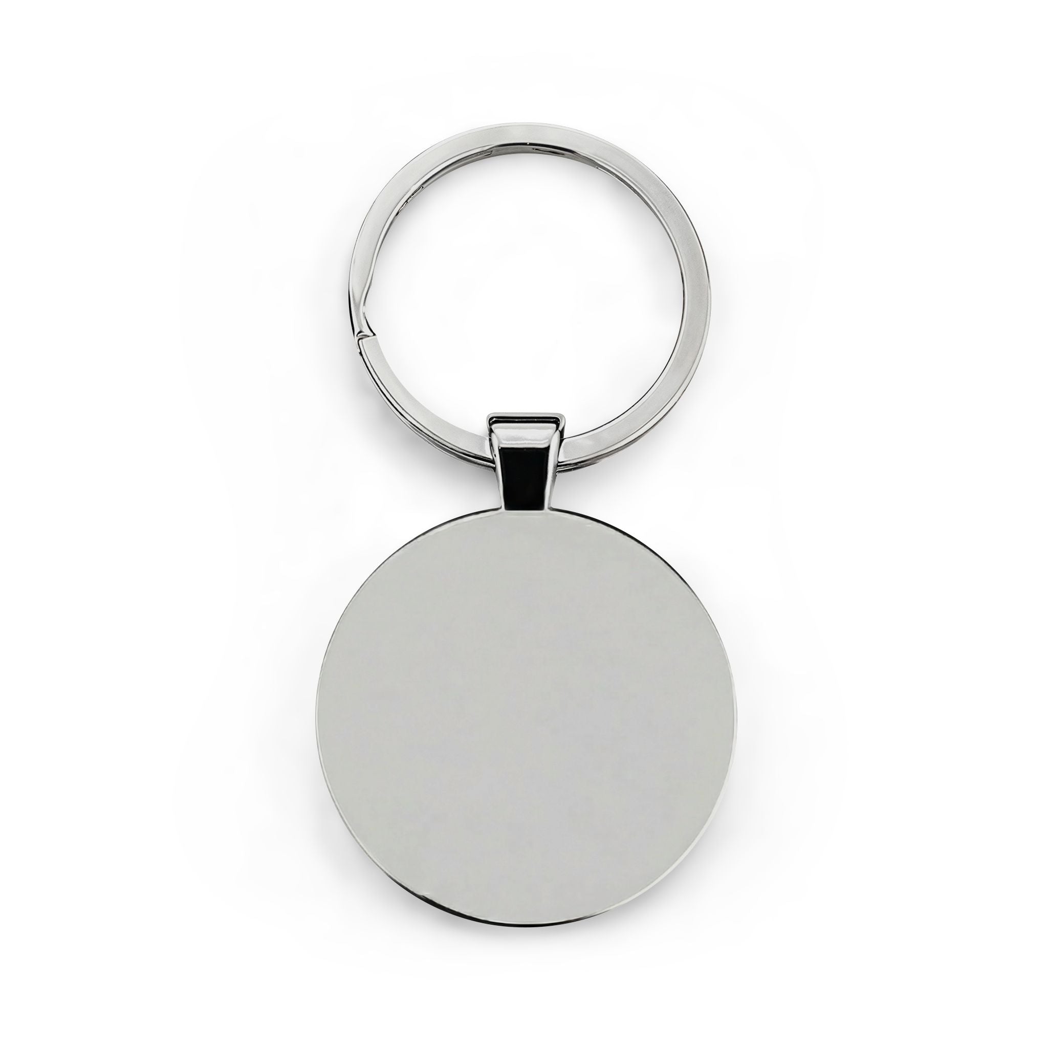 Round Stainless Steel Keychain - CARRY HOPE WHEREVER YOU GO