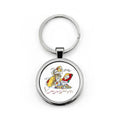 Round Stainless Steel Keychain - CARRY HOPE WHEREVER YOU GO