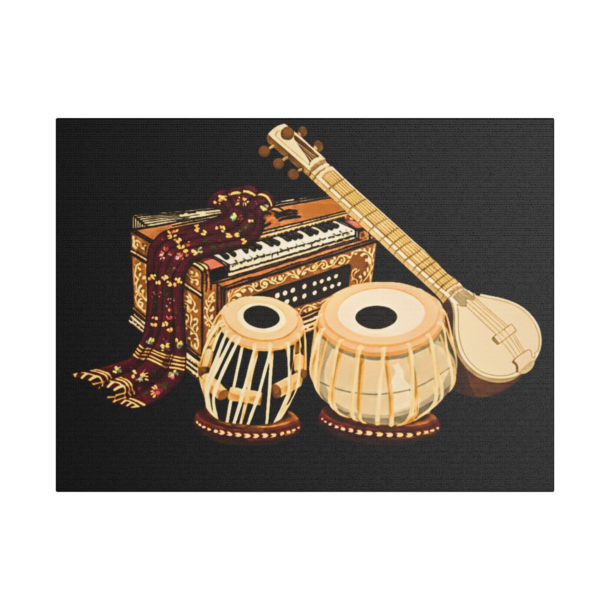 Classical Instruments Satin Canvas Print — YOUR SUPPORT CAN HELP KEEP THEIR DREAMS ALIVE