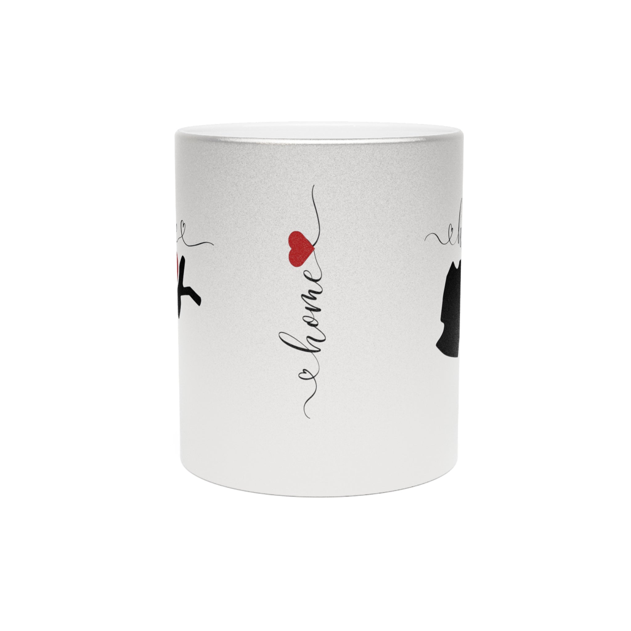 Metallic Mug — YOUR MORNING COFFEE, THEIR TOMORROW'S LIGHT