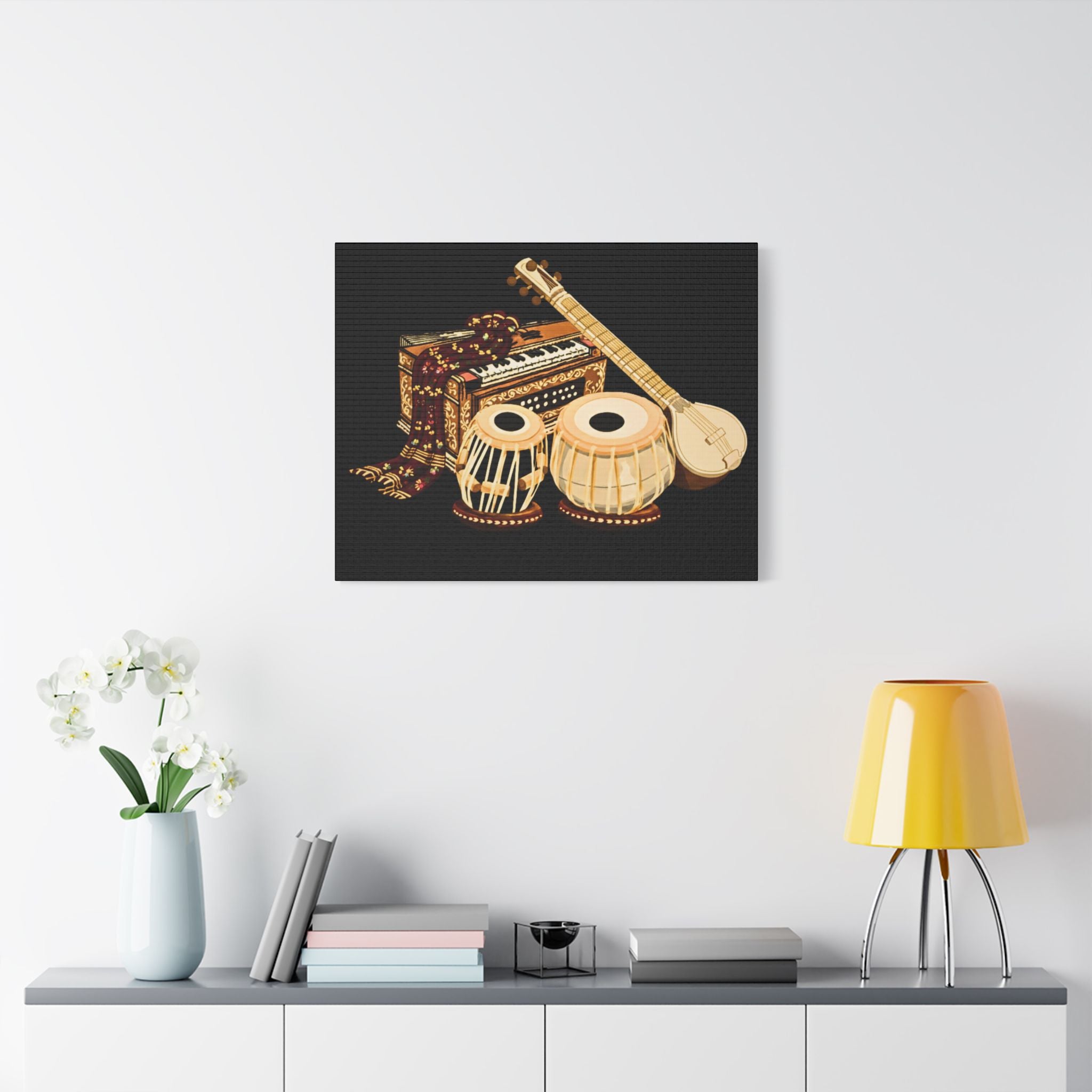 Classical Instruments Satin Canvas Print — YOUR SUPPORT CAN HELP KEEP THEIR DREAMS ALIVE