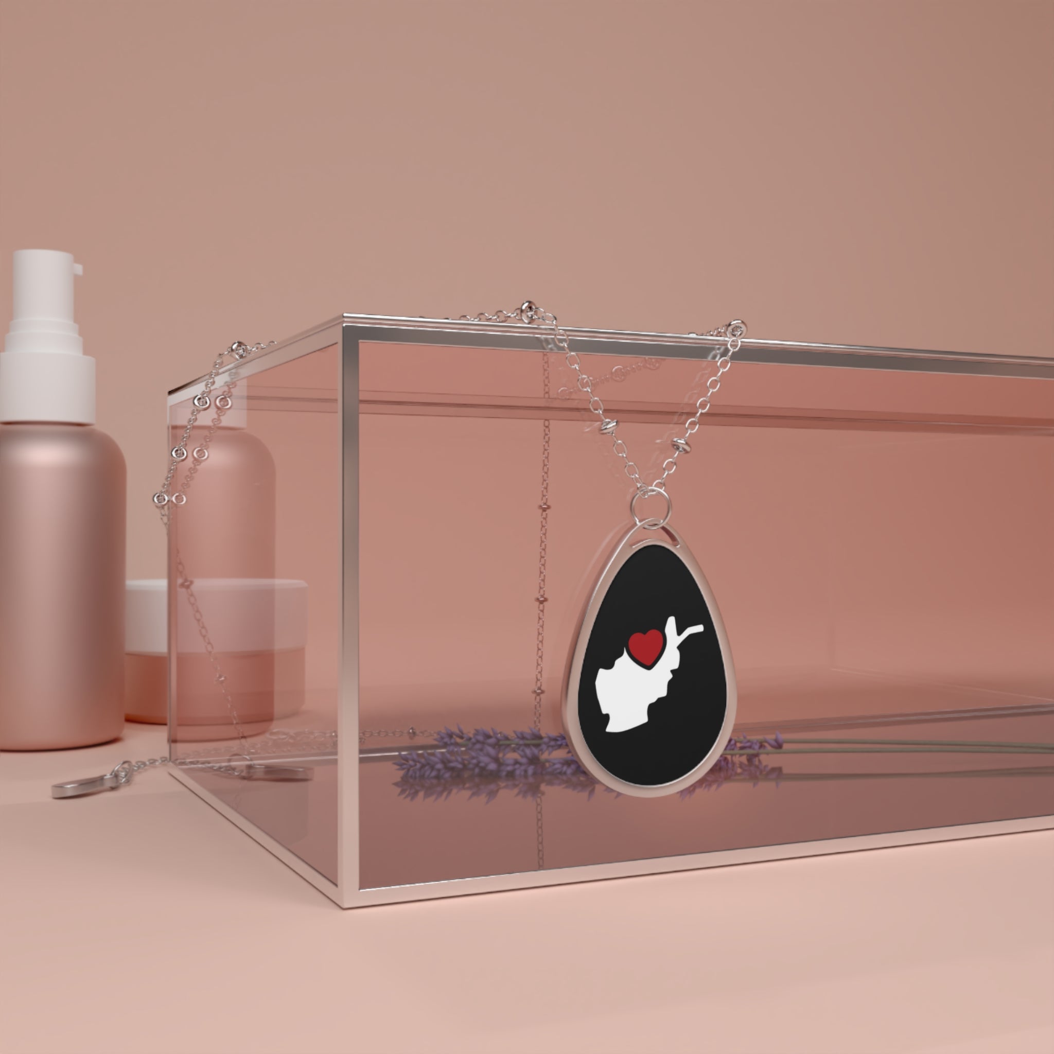 Oval Necklace (Design 2) — BEAYTY THAT HELPS A YOUNG LIFE BLOOM