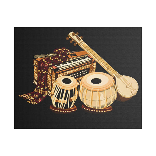 Classical Instruments Satin Canvas Print — YOUR SUPPORT CAN HELP KEEP THEIR DREAMS ALIVE