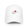 Cap with Glitter Map & Shield Patch - STYLE WITH PURPOSE, IMPACT WITH HEART