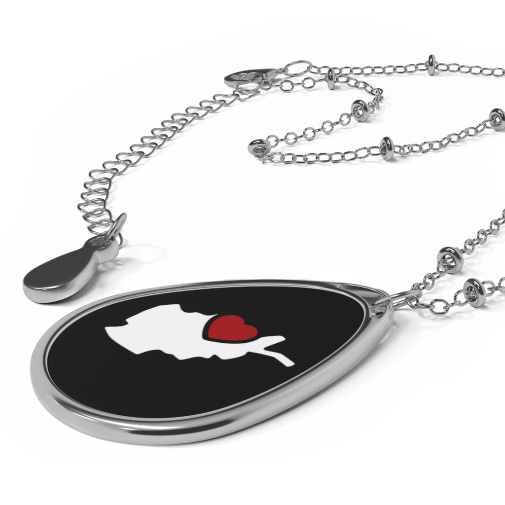 Oval Necklace (Design 2) — BEAYTY THAT HELPS A YOUNG LIFE BLOOM