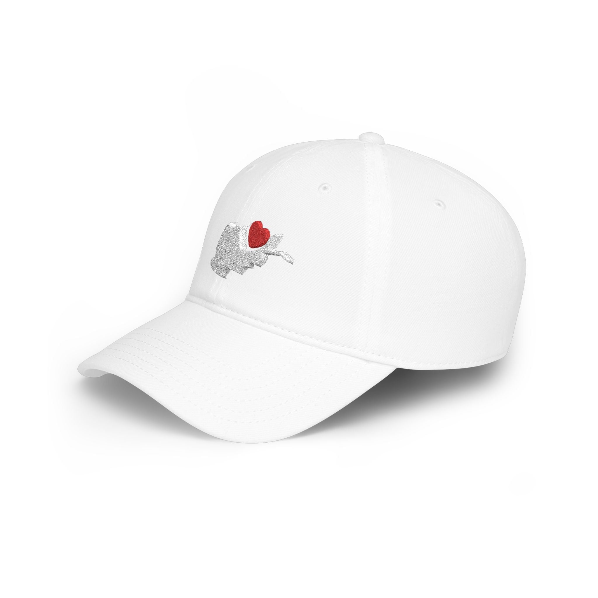 Cap with Glitter Map & Shield Patch - STYLE WITH PURPOSE, IMPACT WITH HEART