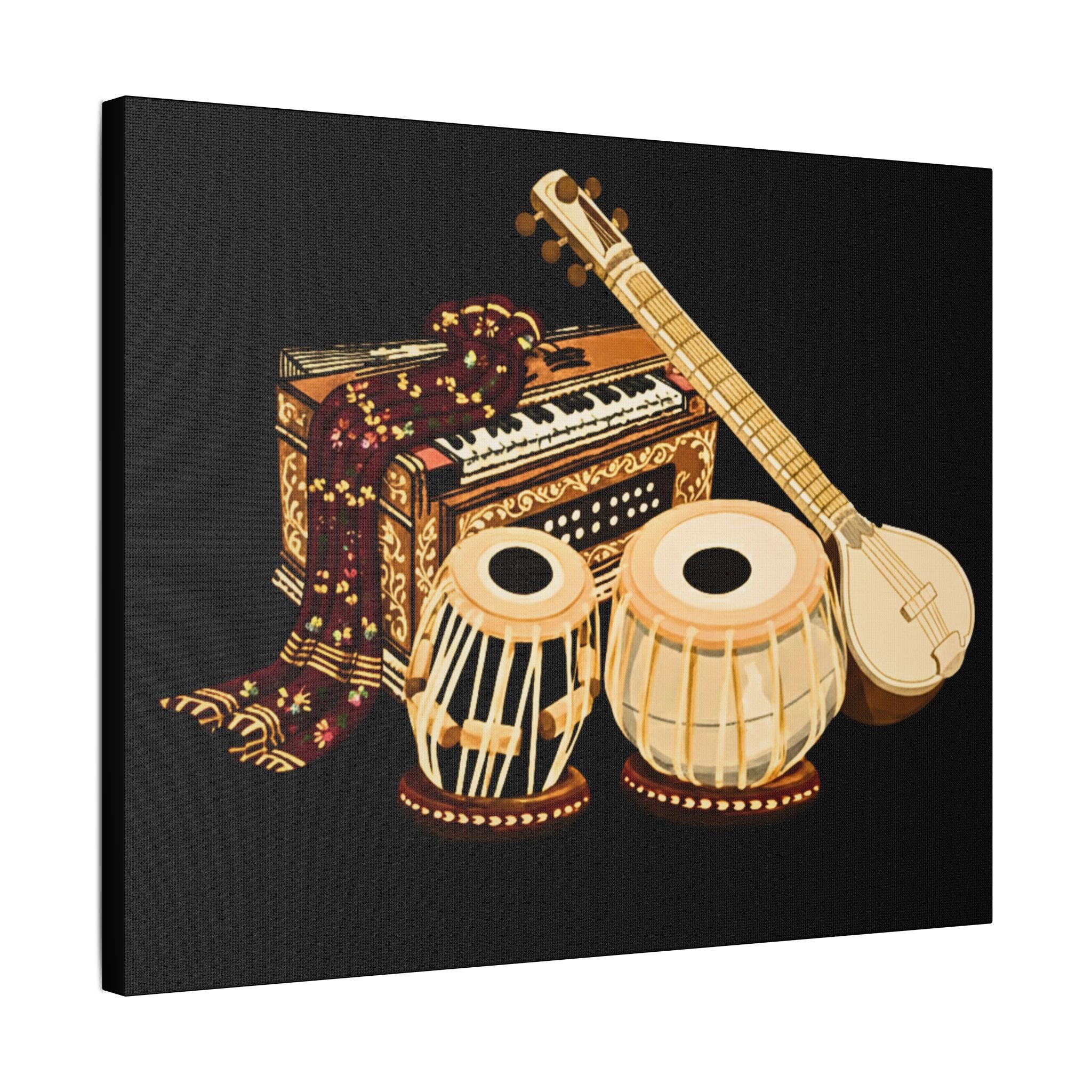 Classical Instruments Satin Canvas Print — YOUR SUPPORT CAN HELP KEEP THEIR DREAMS ALIVE
